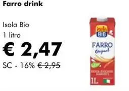 NaturaSì Farro drink Isola Bio offerta