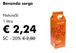 NaturaSì Bevanda sorgo NaturaSì offerta