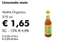 NaturaSì Limonada mate Mathé Organics offerta