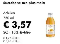NaturaSì Succobene ace plus mela Achillea offerta