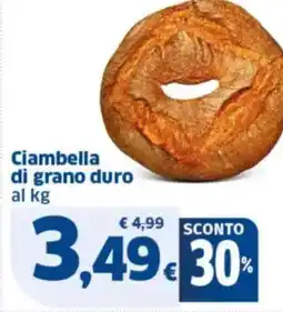 Sigma Ciambella di grano duro offerta