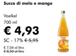 NaturaSì Succo di mela e mango Voelkel offerta