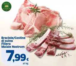 Sigma Braciole/Costine di suino Filiera Maiale Nostrum offerta