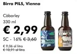 NaturaSì Birra Pils, Vienna Càbarley offerta