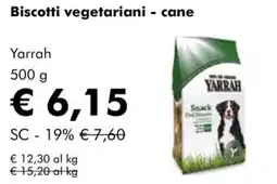 NaturaSì Biscotti vegetariani - cane Yarrah offerta