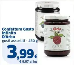 Sigma Confettura Gusto infinito D'Arbo offerta