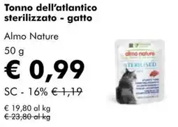 NaturaSì Tonno dell'atlantico sterilizzato - gatto Almo Nature offerta
