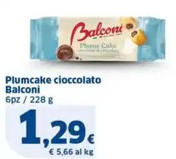 Sigma Plumcake cioccolato Balconi offerta