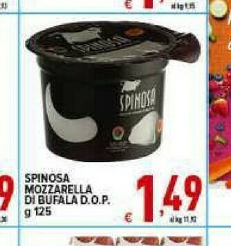 Iper Triscount Mozzarella di bufala offerta