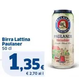 Sigma Birra Lattina Paulaner offerta