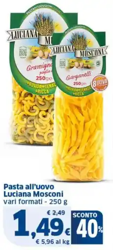 Sigma Pasta all'uovo Luciana Mosconi offerta
