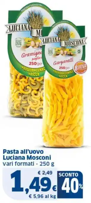 Sigma Pasta all'uovo Luciana Mosconi offerta