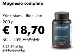 NaturaSì Magnesio completo Principium - Bios Line offerta
