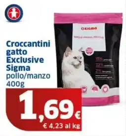 Sigma Croccantini gatto Exclusive Sigma offerta