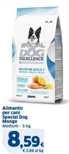 Sigma Alimento per cani Special Dog Monge Medium offerta