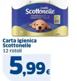 Sigma Carta igienica Scottonelle 12 rotoli offerta