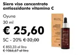 NaturaSì Siero viso concentrato antiossidante vitamina C Oyuna offerta
