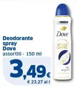 Sigma Deodorante spray Dove offerta