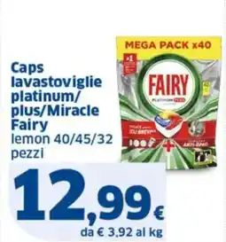 Sigma Caps lavastoviglie platinum/ plus/Miracle Fairy offerta