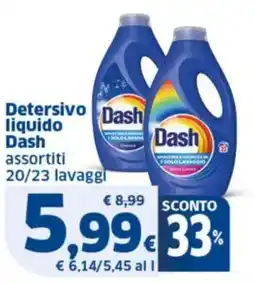 Sigma Detersivo Dash liquido Dash offerta