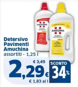 Sigma Detersivo Pavimenti Amuchina offerta