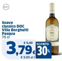Sigma Soave classico DOC Villa Borghetti Pasqua offerta