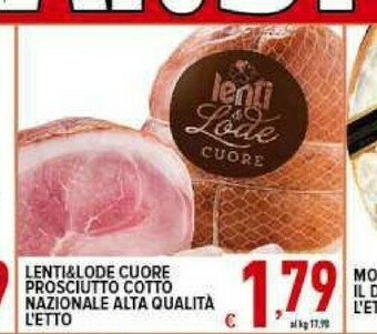 Iper Triscount Prosciutto cotto offerta