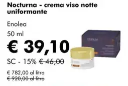 NaturaSì Nocturna - crema viso notte uniformante Enolea offerta