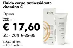 NaturaSì Fluido corpo antiossidante vitamina C Oyuna offerta