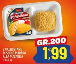 Ard Discount 2 valdostane di suino martini alla pizzaiola offerta