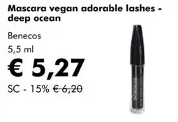 NaturaSì Mascara vegan adorable lashes - deep ocean Benecos offerta