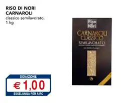 Esselunga RISO DI NORI CARNAROLI classico semilavorato, offerta