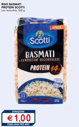 Esselunga Riso basmati protein scotti con lenticchie offerta