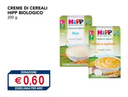 Esselunga Creme di cereali hipp biologico offerta