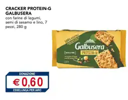 Esselunga Cracker protein-g GALBUSERA offerta