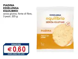 Esselunga Piadina esselunga equilibrio senza glutine, fonte di fibre offerta