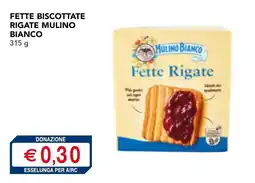 Esselunga Fette biscottate rigate MULINO BIANCO offerta