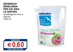 Esselunga Detersivo esselunga per chi ama la natura ipoallergenico lana e delicati offerta