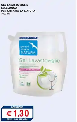 Esselunga Gel lavastoviglie esselunga per chi ama la natura offerta