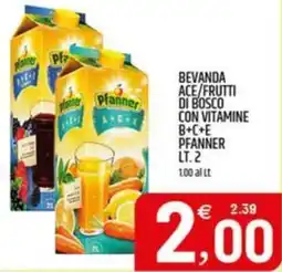 Ard Discount Bevanda ace/frutti di bosco con vitamine b+c+e PFANNER offerta