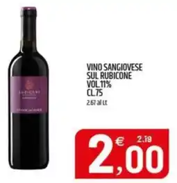Ard Discount Vino sangiovese sul rubicone vol.11% offerta