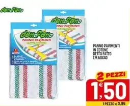Ard Discount Panno pavimenti in cotone detto fatto cm.60x40 offerta