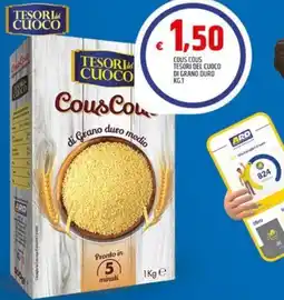 Ard Discount Cous cous tesori del cuoco di grano duro offerta