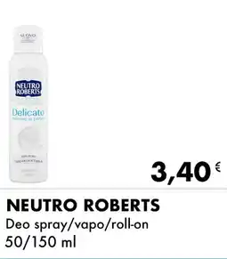 Lidl NEUTRO ROBERTS Deo spray/vapo/roll-on offerta