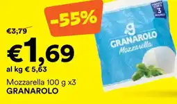 Unes Mozzarella GRANAROLO offerta