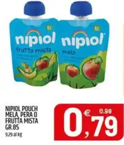 Ard Discount Nipiol pouch mela, pera o frutta mista offerta