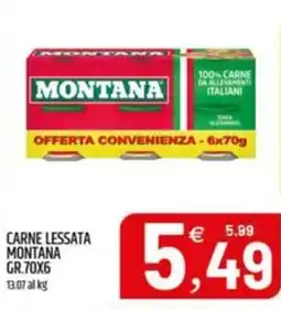Ard Discount Carne lessata MONTANA offerta