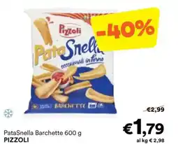 Unes PataSnella Barchette PIZZOLI offerta