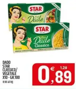 Ard Discount Dado star classico vegetale x10 offerta
