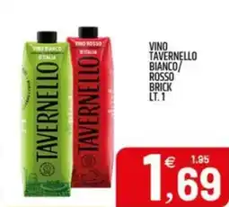 Ard Discount Vino tavernello bianco/ rosso brick offerta